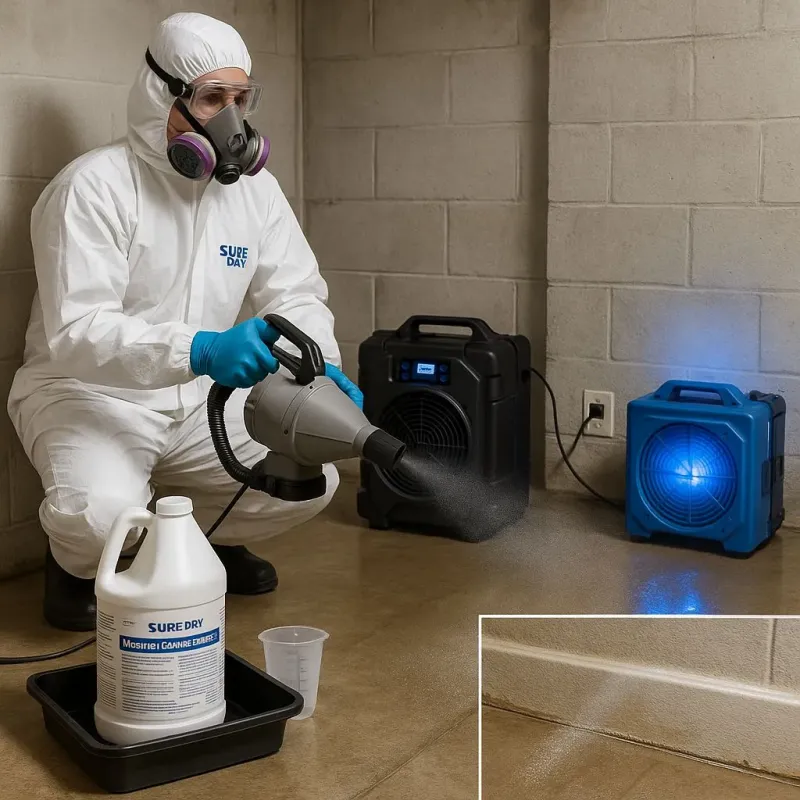 Sanitization and Odor Removal process in Buckhall, VA